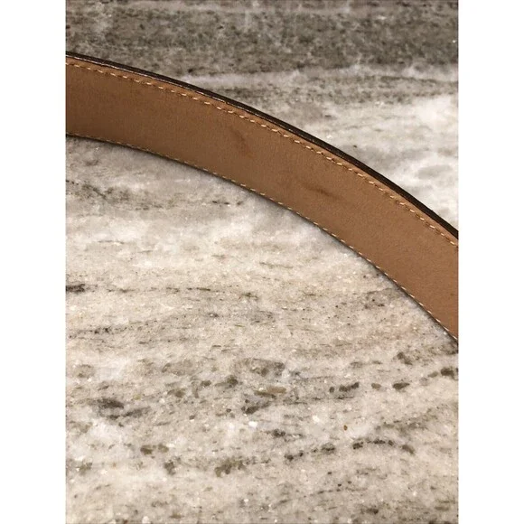 USA Made MARTIN DINGMAN 44 Brown Leather HANDMADE Belt 5007006 - Picture 5 of 11